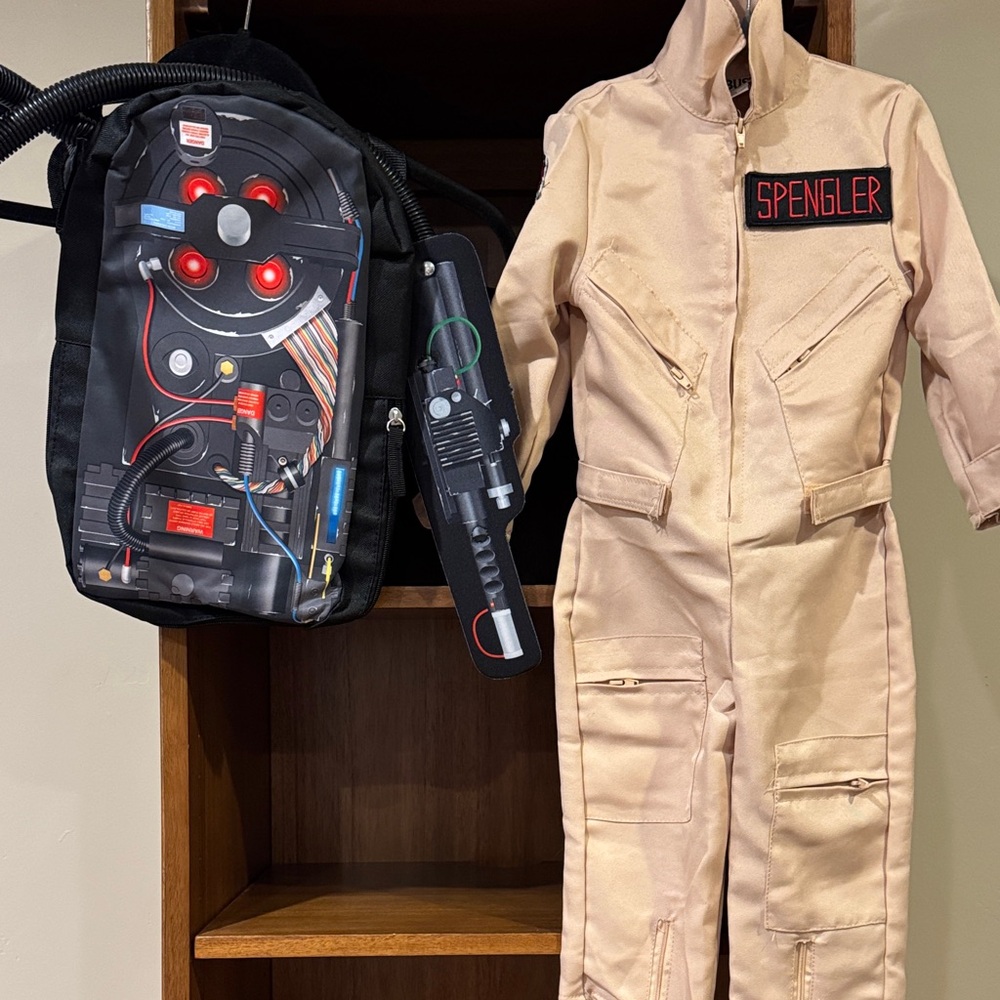 Ghostbusters Costume with Proton Pack size 2T